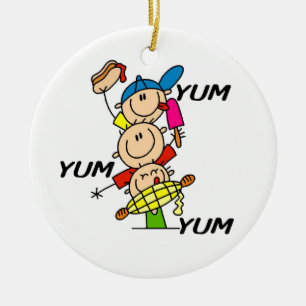 Yum Yum Summer Ceramic Tree Decoration