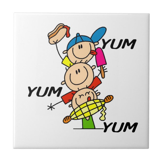 Yum Yum Summer Tile (Front)