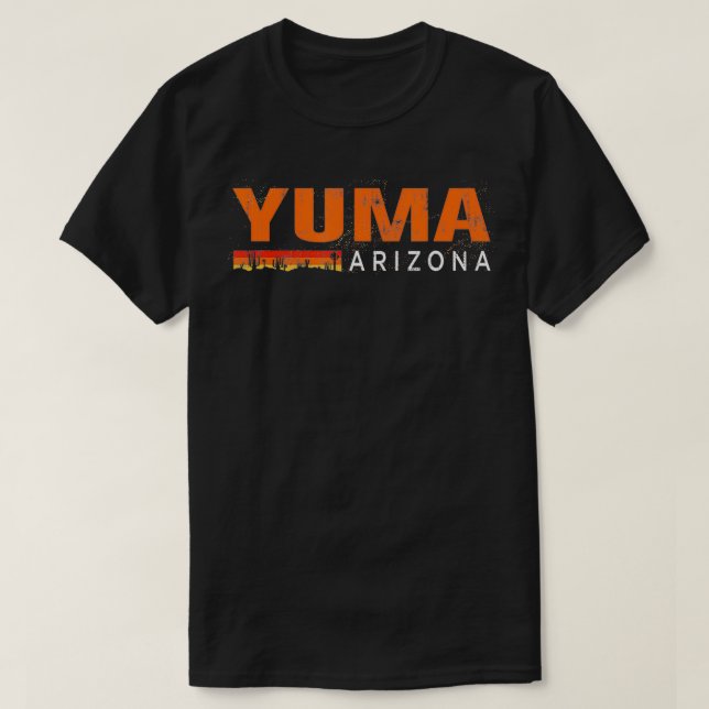 Yuma Arizona Souvenir Desert Vibes Desert Cactus A T-Shirt (Design Front)