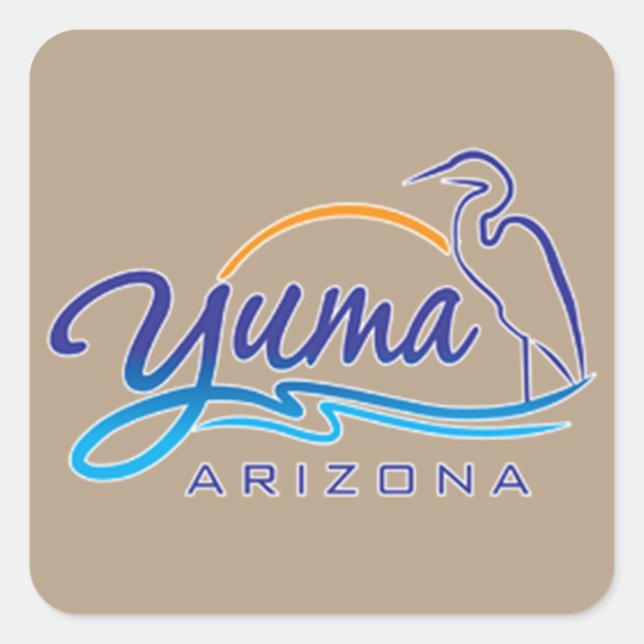 Yuma, Arizona Square Sticker (Front)