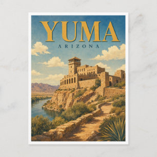 Yuma Arizona Territorial Prison GeoSaga Postcard