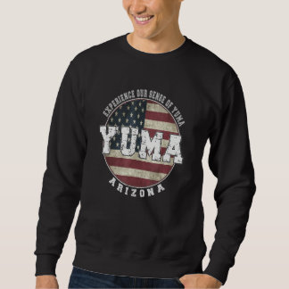 Yuma Arizona Vintage American Flag Sweatshirt