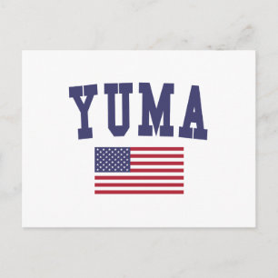 Yuma US Flag Postcard