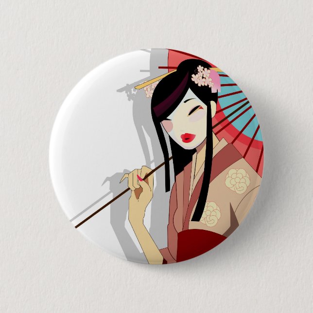 Yume Geisha button (Front)