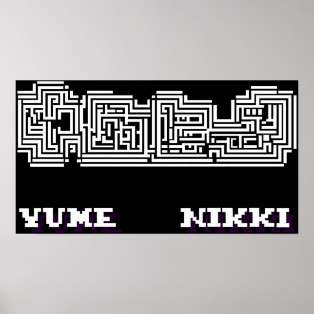 Yume Nikki Logo Poster (Front)