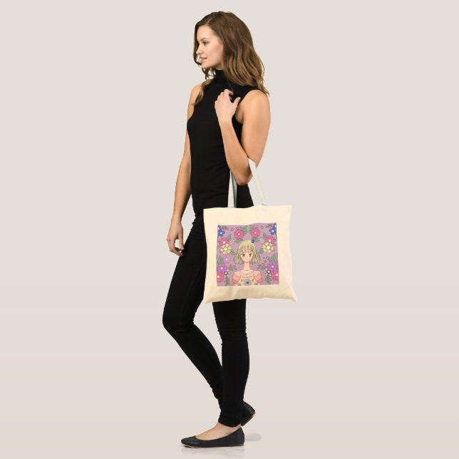 Yume no Hana tote bag (Front (Model))