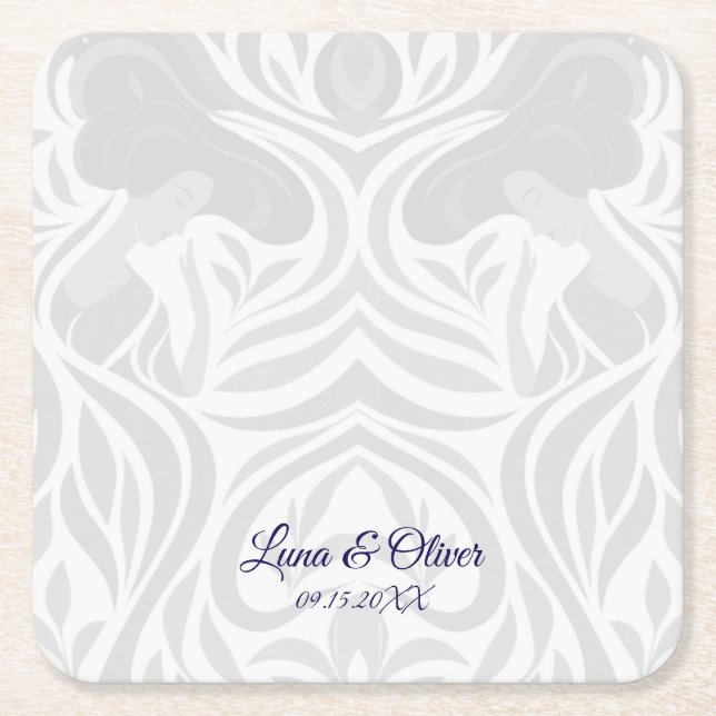 Yumeji Hirado Woman Art Coaster (Front)