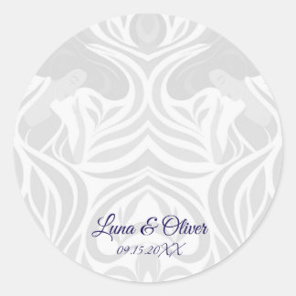 Yumeji Hirado Woman Art Seal Sticker