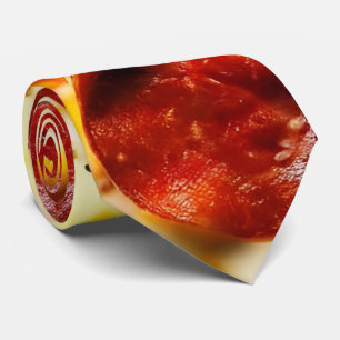 Yummy All Over Pizza Tie - Unique Tie