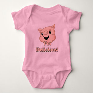 Yummy Bacon Baby Bodysuit