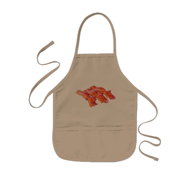 Yummy Bacon Kids Apron (Front)
