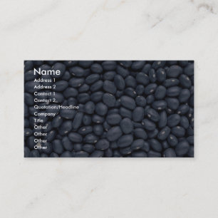 Yummy Black beans Business Card