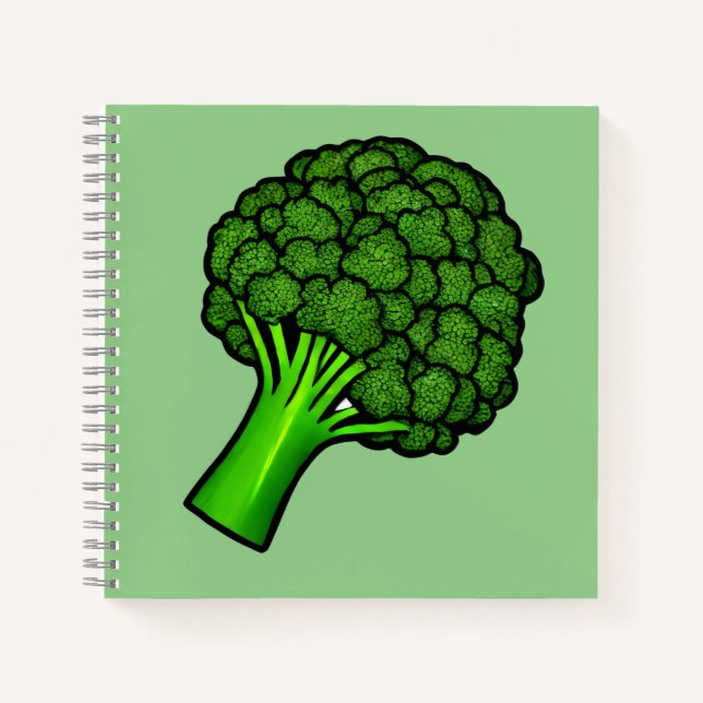 Yummy Broccoli Notebook (Front)