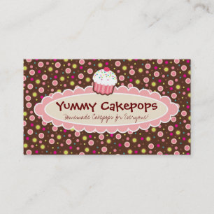 Yummy Cakepops Business Cards