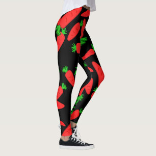 Yummy Carrot Carrots Food Leggings