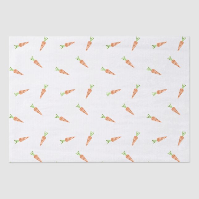 Yummy Carrots Easter Tissue Paper (Front)
