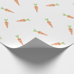 Yummy Carrots Easter Wrapping Paper