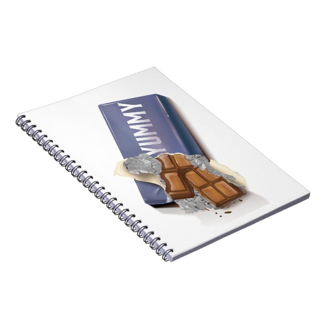 Yummy Chocolate Bar Notebook (Right Side)