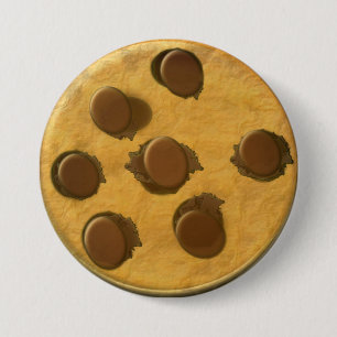 Yummy Chocolate Chip Cookie 7.5 Cm Round Badge