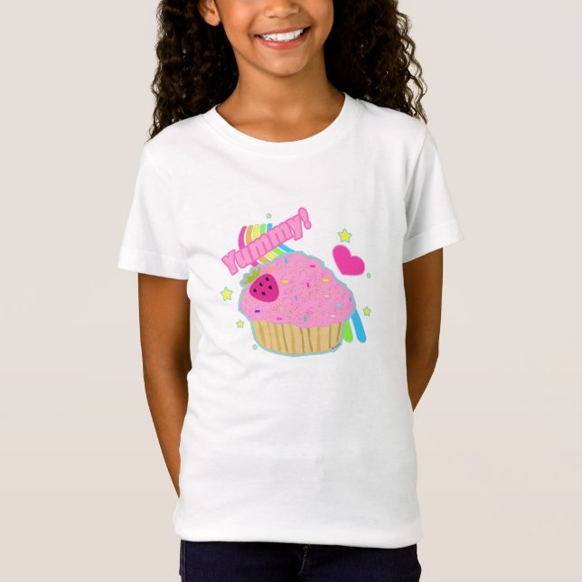 Yummy Cupcake T-Shirt (Front)