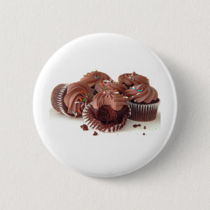 YUMMY CUPCAKES 6 CM ROUND BADGE