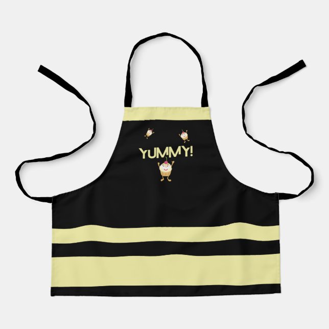 Yummy cupcakes  apron (Front)