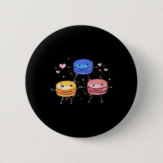 Yummy Cute Cheerleading Macaroon Gift  6 Cm Round Badge