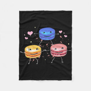 Yummy Cute Cheerleading Macaroon Gift Fleece Blanket