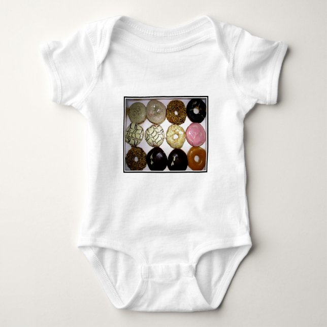 YUMMY DONUTS BABY BODYSUIT (Front)