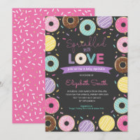 Yummy Donuts Girl Baby Sprinkle Chalkboard