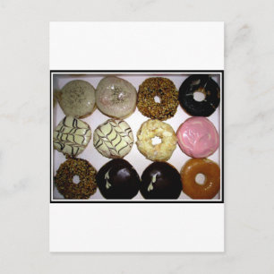 YUMMY DONUTS POSTCARD
