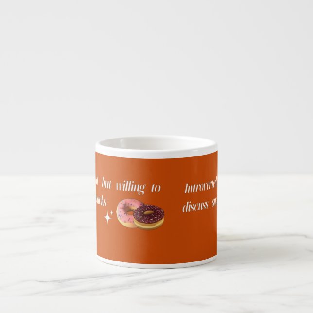 Yummy Doughnut Delight – Pink & Chocolate Mug (Front)
