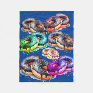 (yummy) doughnut fleece blanket