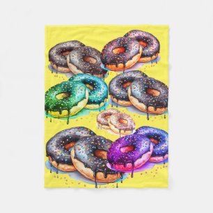 (yummy) doughnut fleece blanket