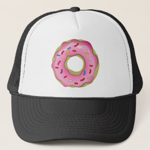 Yummy Doughnut with Icing and Sprinkles Trucker Hat