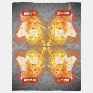 Yummy fleece blanket