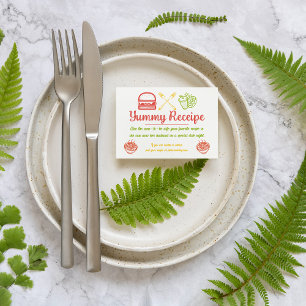 Yummy Food Enclosure Card