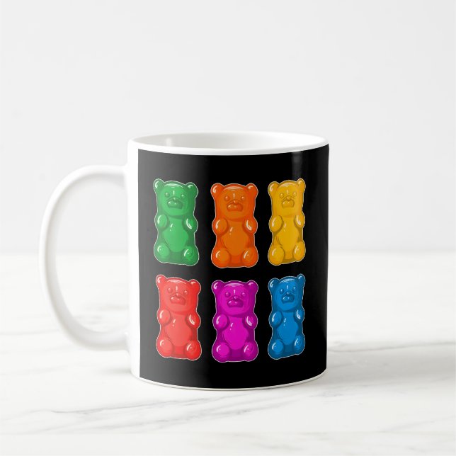 Yummy Gummy Bears Coffee Mug (Left)