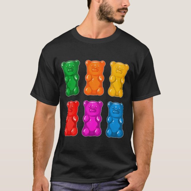Yummy Gummy Bears T-Shirt (Front)