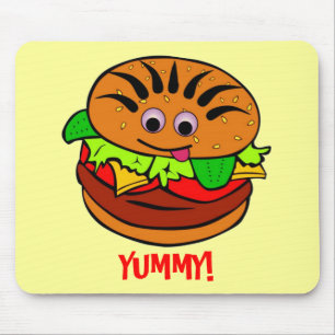 Yummy Hamburger Mouse Mat