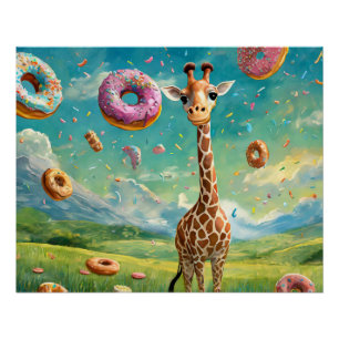 Yummy - I love donuts Poster