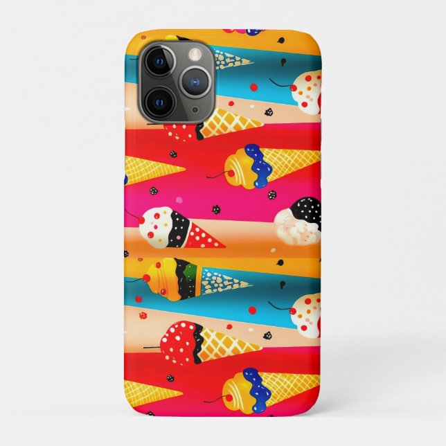 Yummy Ice Cream Case-Mate iPhone Case (Back)