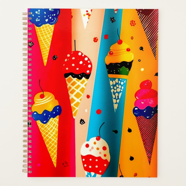 Yummy Ice Cream Planner (Front)