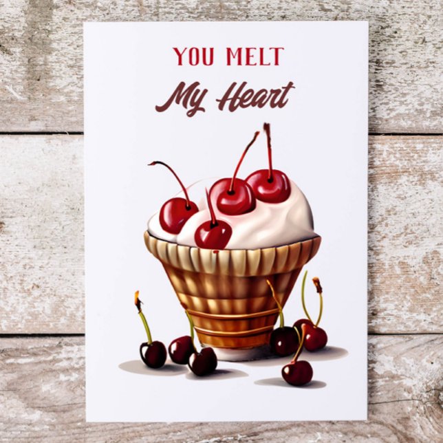 Yummy Ice Cream Themed Happy Anniversary Card (Creator Uploaded)