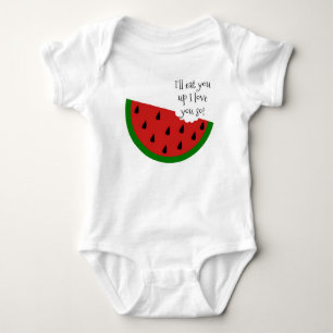 Yummy in my Tummy Watermelon Baby Shirt
