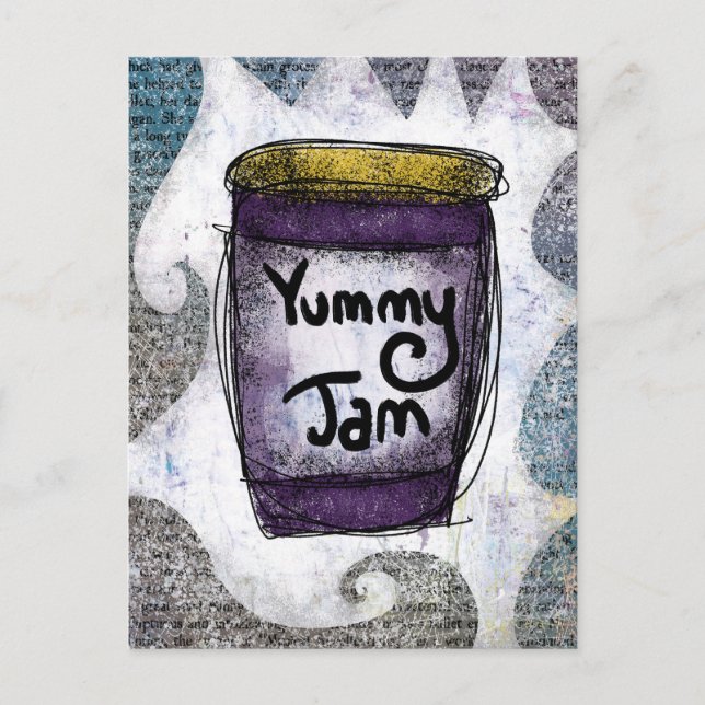 Yummy Jam Postcard (Front)