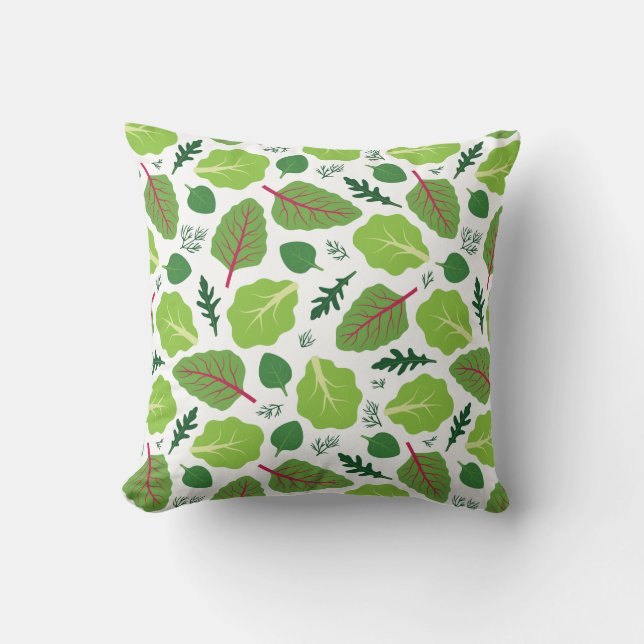 Yummy Leaves Cushion (Front)