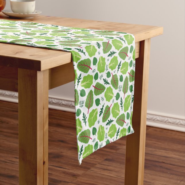 Yummy Leaves Short Table Runner (In Situ)