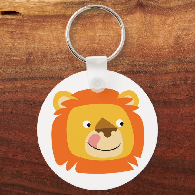 Yummy lion keychain (Front)
