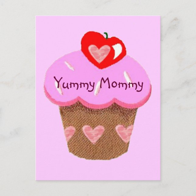 Yummy Mummy, Cupcake for Mum Postcard (Front)